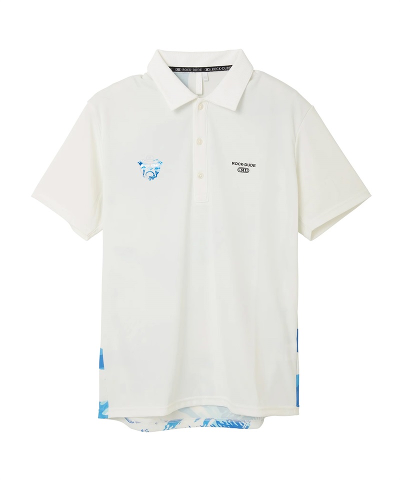 【RD】BULLROCKカモフラポロ(WHITE-M)
