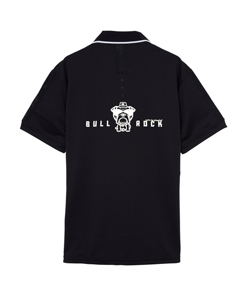 【RD】BULLROCKスタンダードメッシュポロ(BLACK-M)