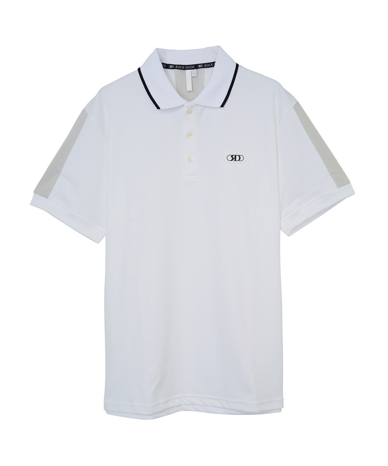 【RD】スタンダードメッシュポロ(WHITE-M)