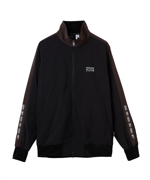【muta MARINE × ROCK・DUDE】コラボウォームアップブルゾン【EVEN掲載】(BLACK-M)