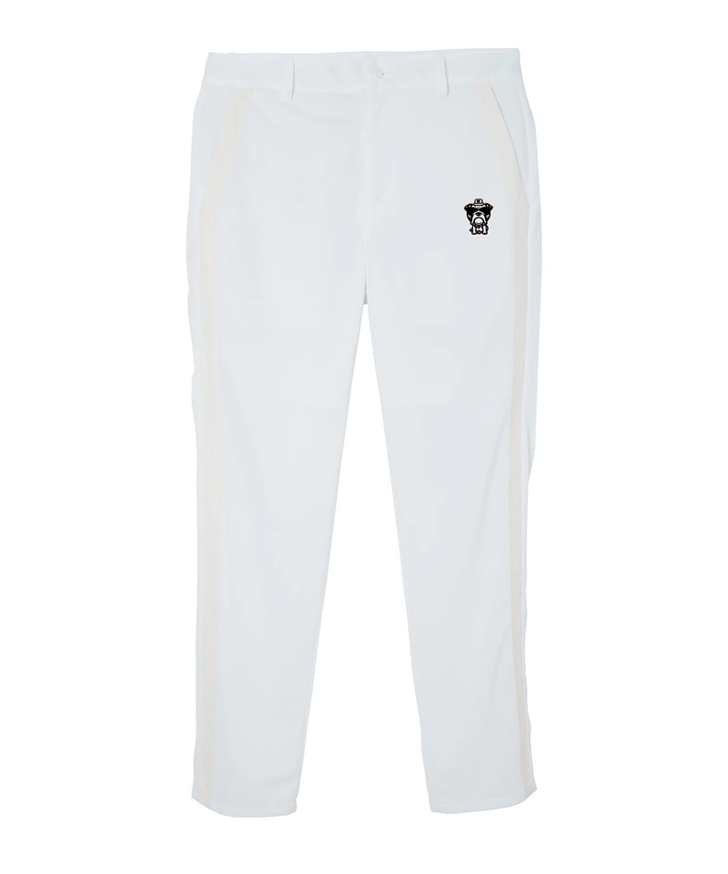 【RD】BULLROCKスタンダードラインパンツ(WHITE-S)