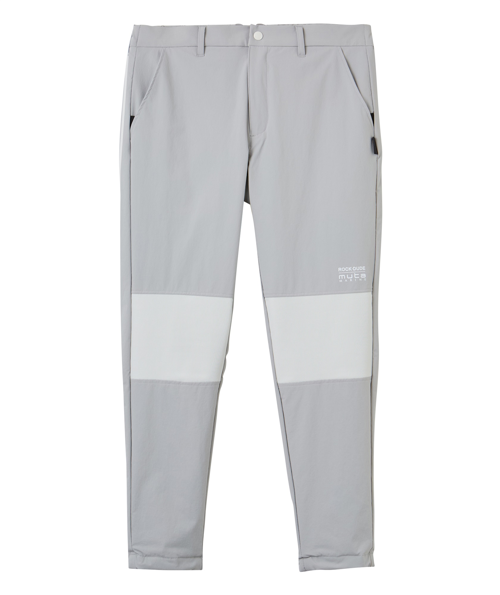【muta MARINE × ROCK・DUDE】コラボウォームパンツ【EVEN掲載】(GRAY-S)