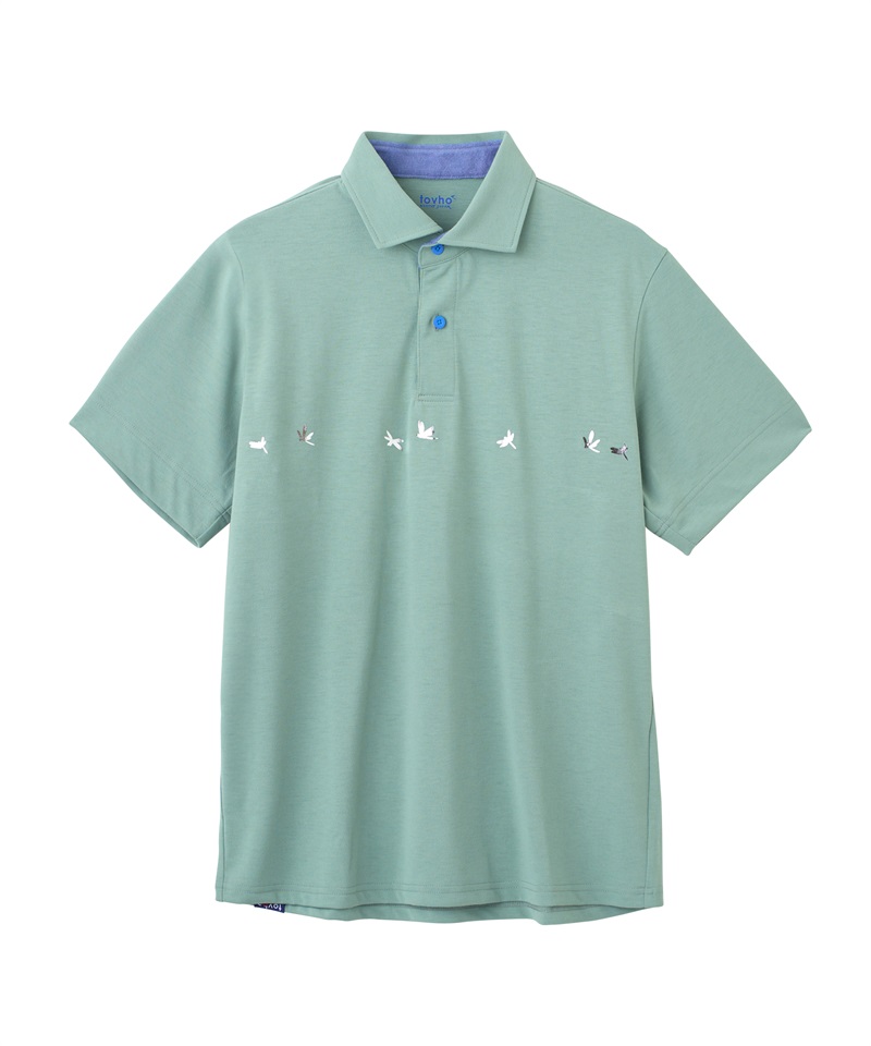 【tovho】メタルトンボシャツ(GREEN-M)