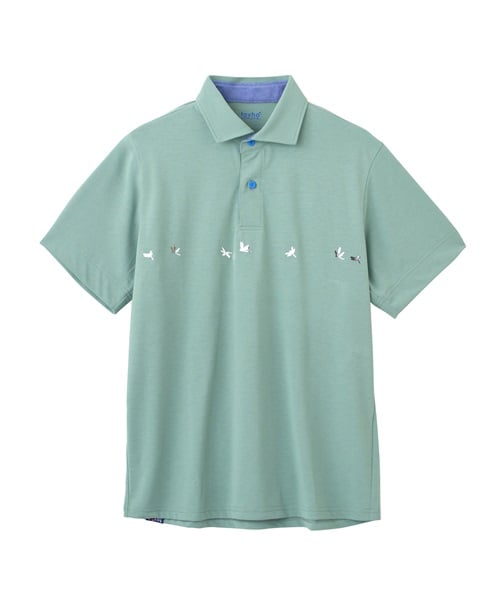 【tovho】メタルトンボシャツ(GREEN-M)