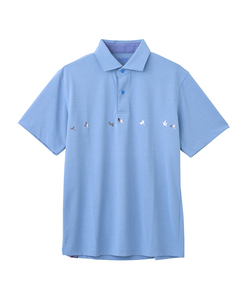 【tovho】メタルトンボシャツ(BLUE-M)