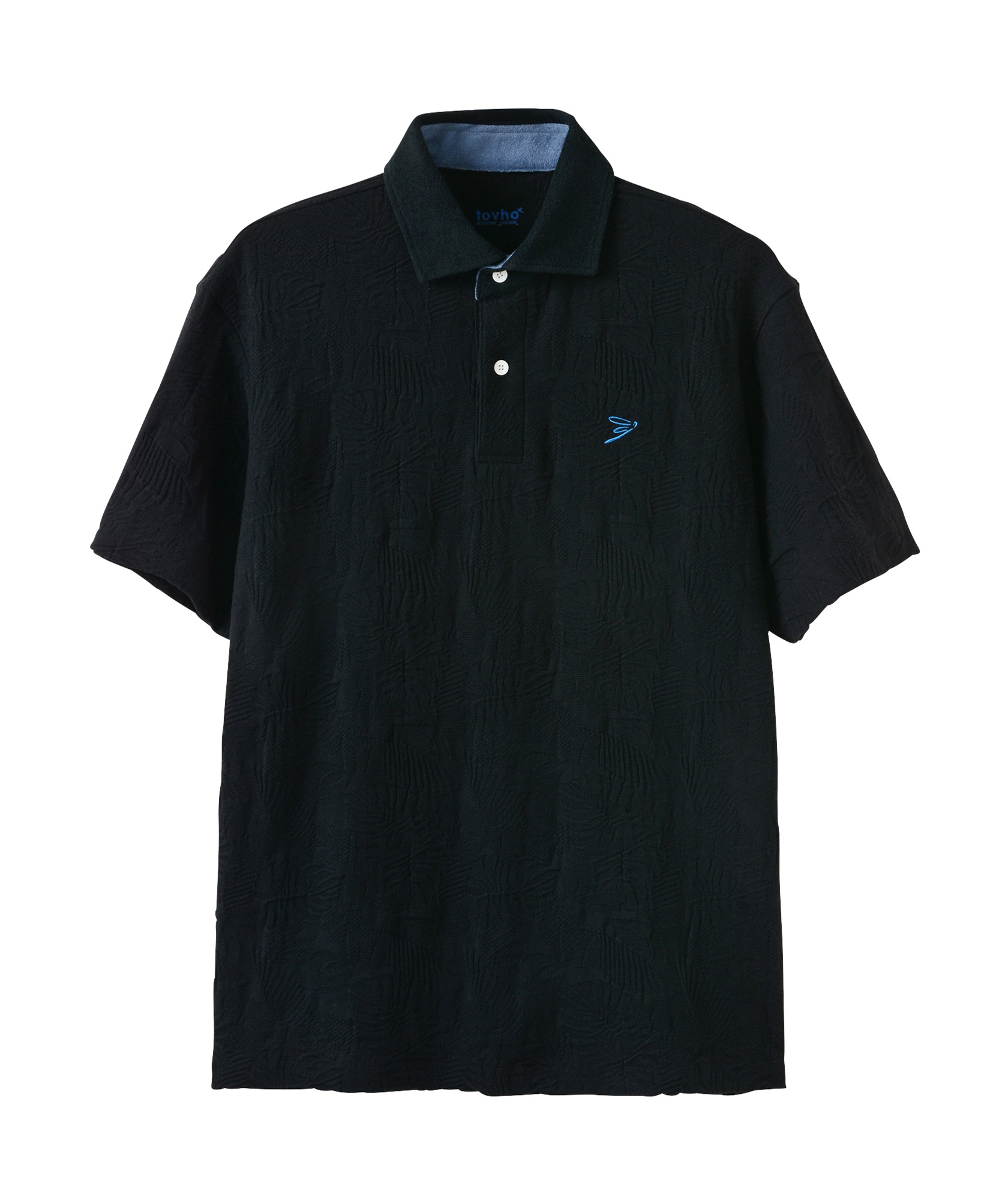【tovho】幾何JQシャツ(BLACK-M)