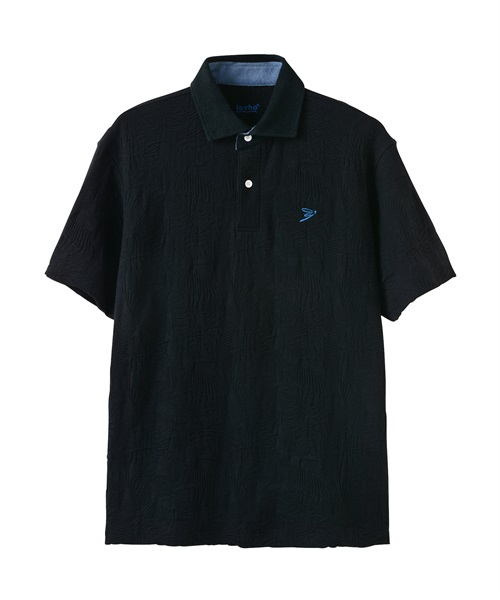 【tovho】幾何JQシャツ(BLACK-M)