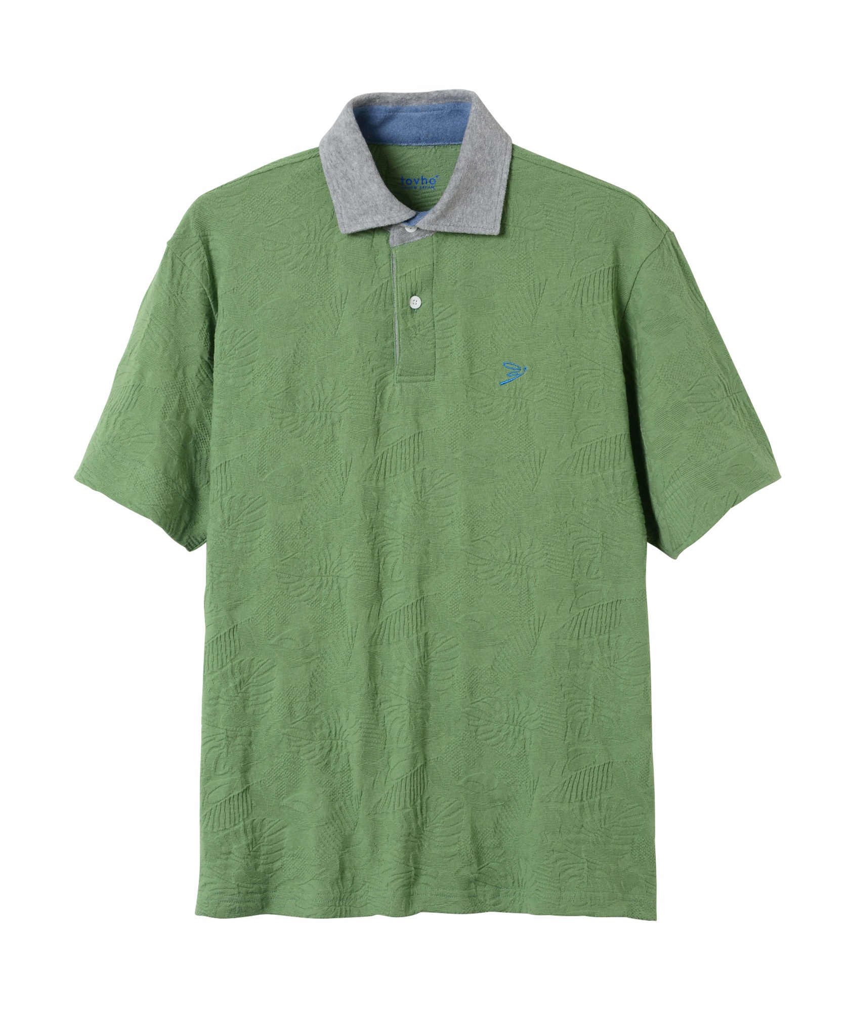 【tovho】幾何JQシャツ(GREEN-M)