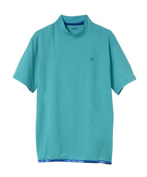 【tovho】カリグラフィックモックT(TURQUOISE-M)