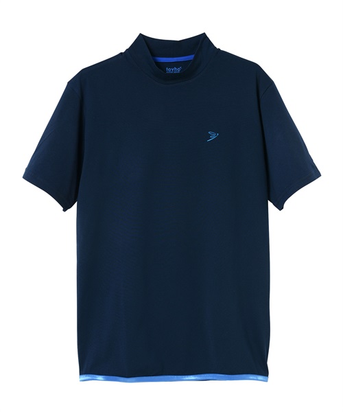 【tovho】カリグラフィックモックT(NAVY-M)