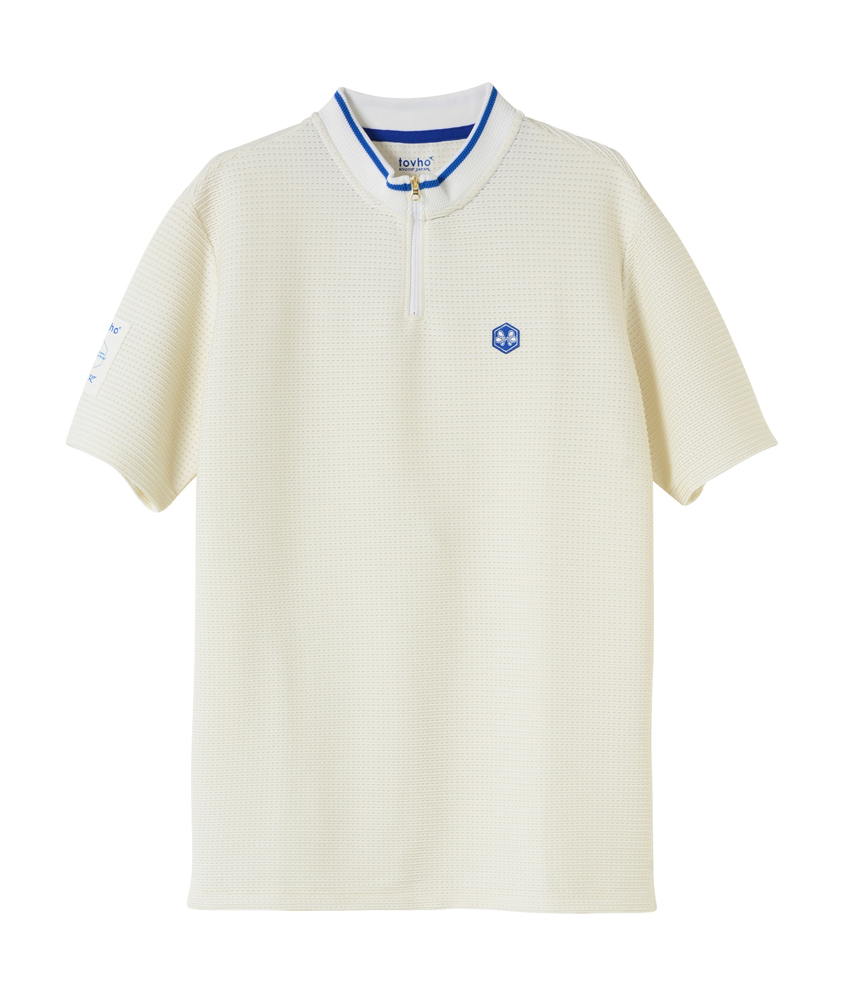 【tovho】ピンジャガードZIPシャツ(WHITE-M)