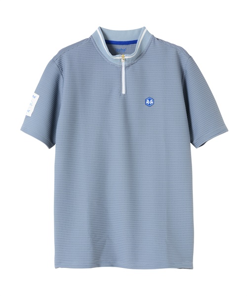 【tovho】ピンジャガードZIPシャツ(GRAY-M)