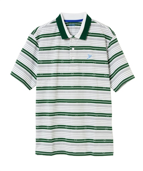 【tovho】オーガニックボーダーT(GREEN-M)