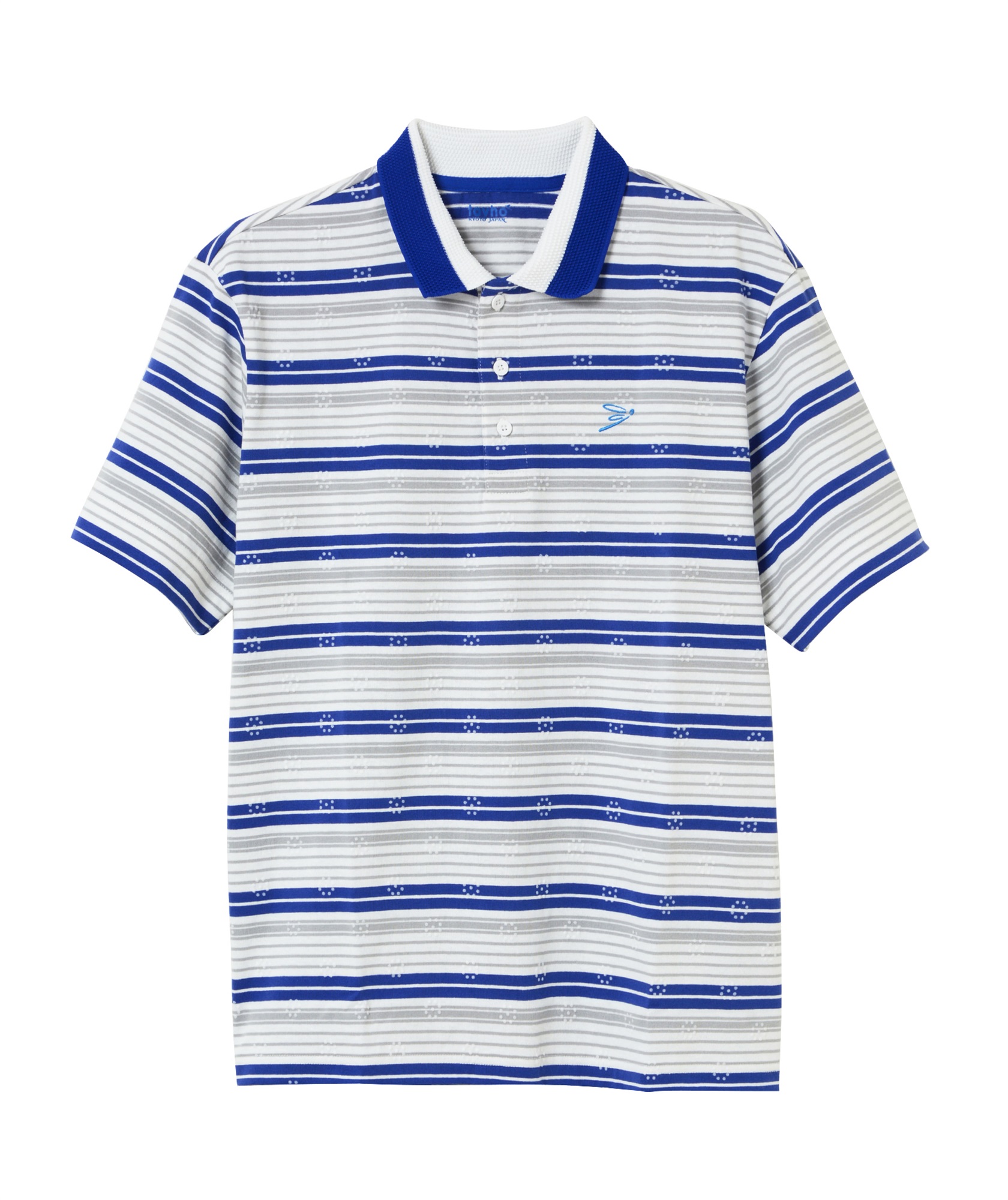 【tovho】オーガニックボーダーT(BLUE-M)