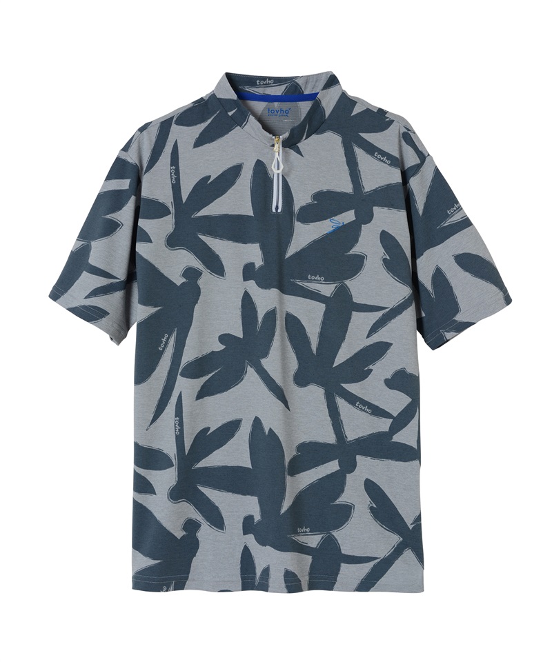 【tovho】シャドーフライシャツ(GRAY-M)