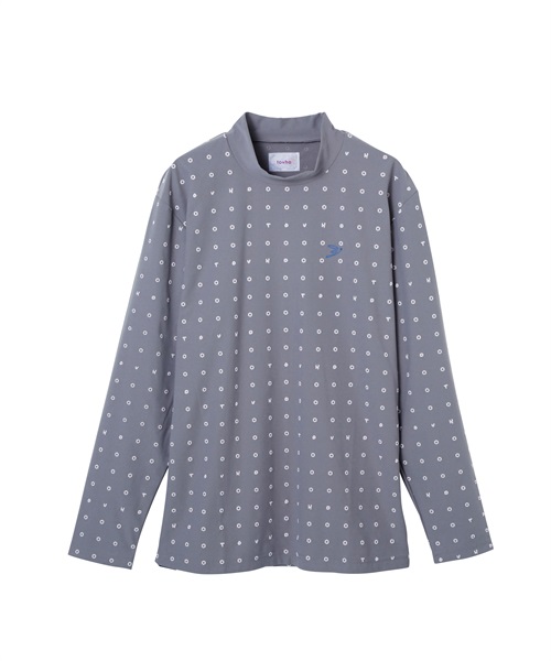 【tovho】六角小紋ＰＴ　ロンＴＥＥ(GRAY-M)