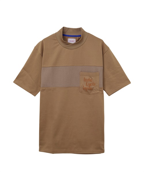 【tovho】メッシュ切替モックＴＥＥ(BROWN-M)