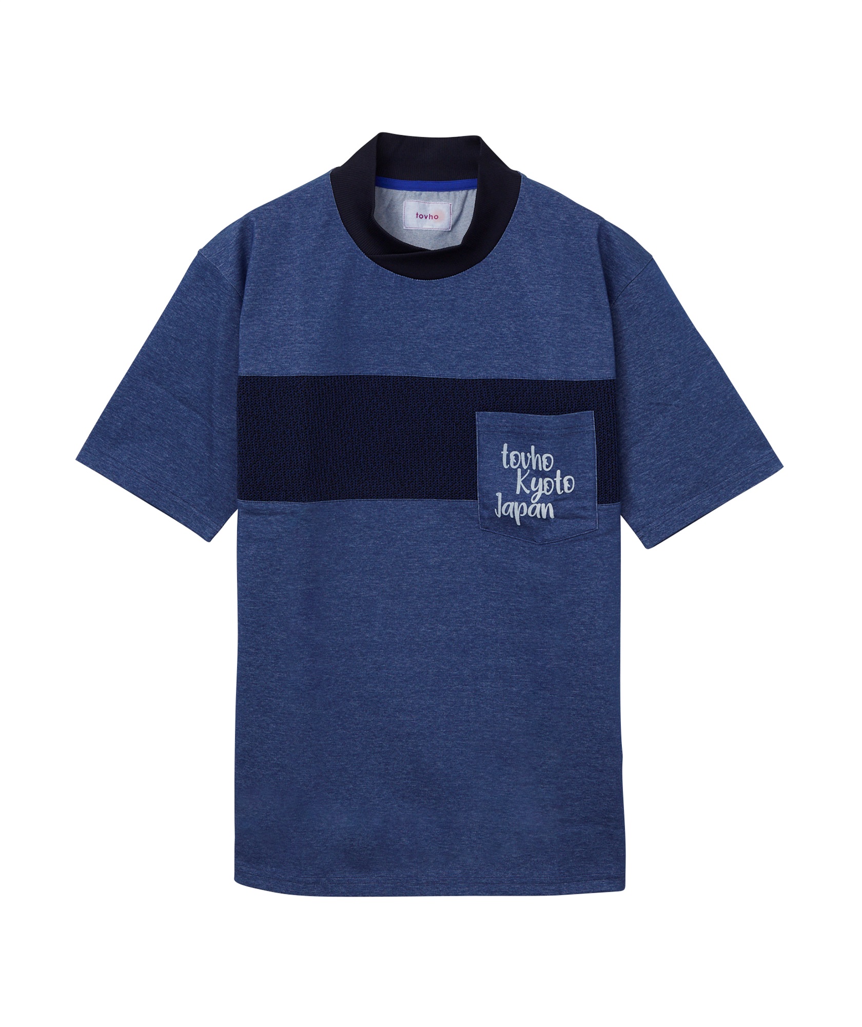 【tovho】メッシュ切替モックＴＥＥ(NAVY-M)