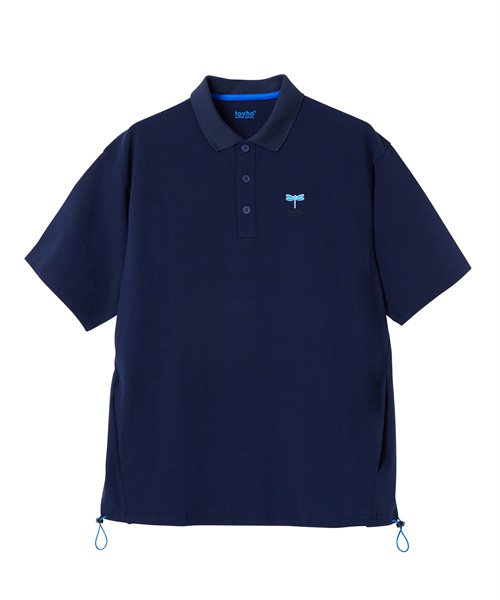 【tovho】フロックシャツ(NAVY-M)