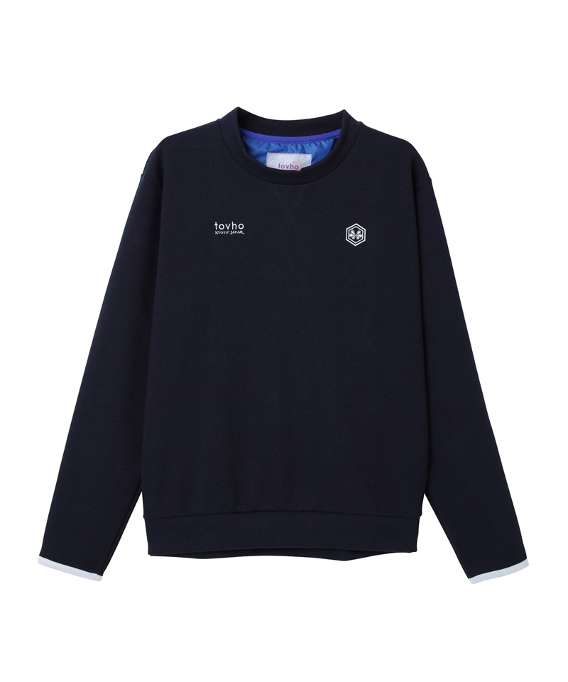 【EVEN掲載】【tovho】リップルプルオーバー(NAVY-M)