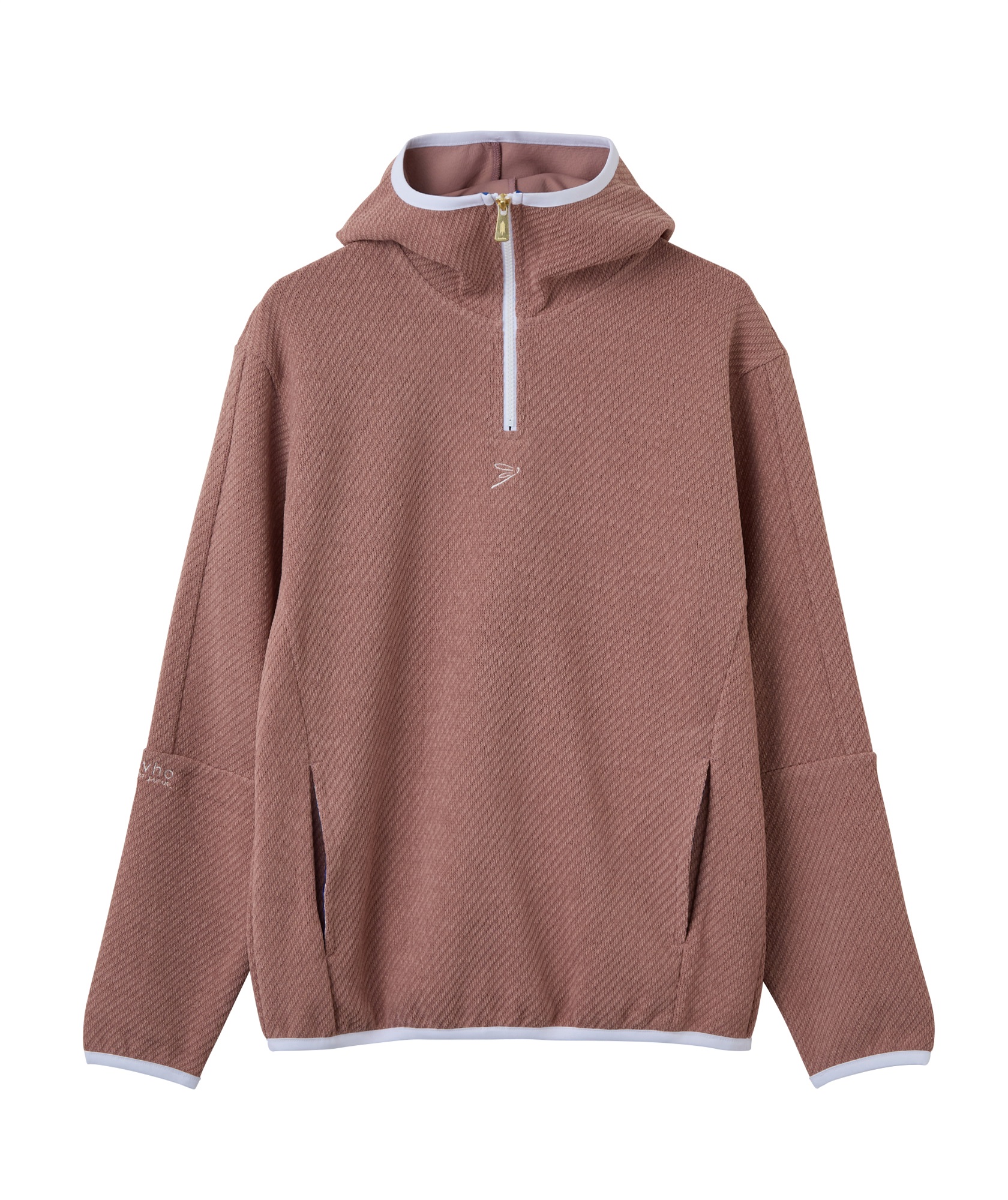 【tovho】ハーフジップパーカー【EVEN掲載】(PINK-M)