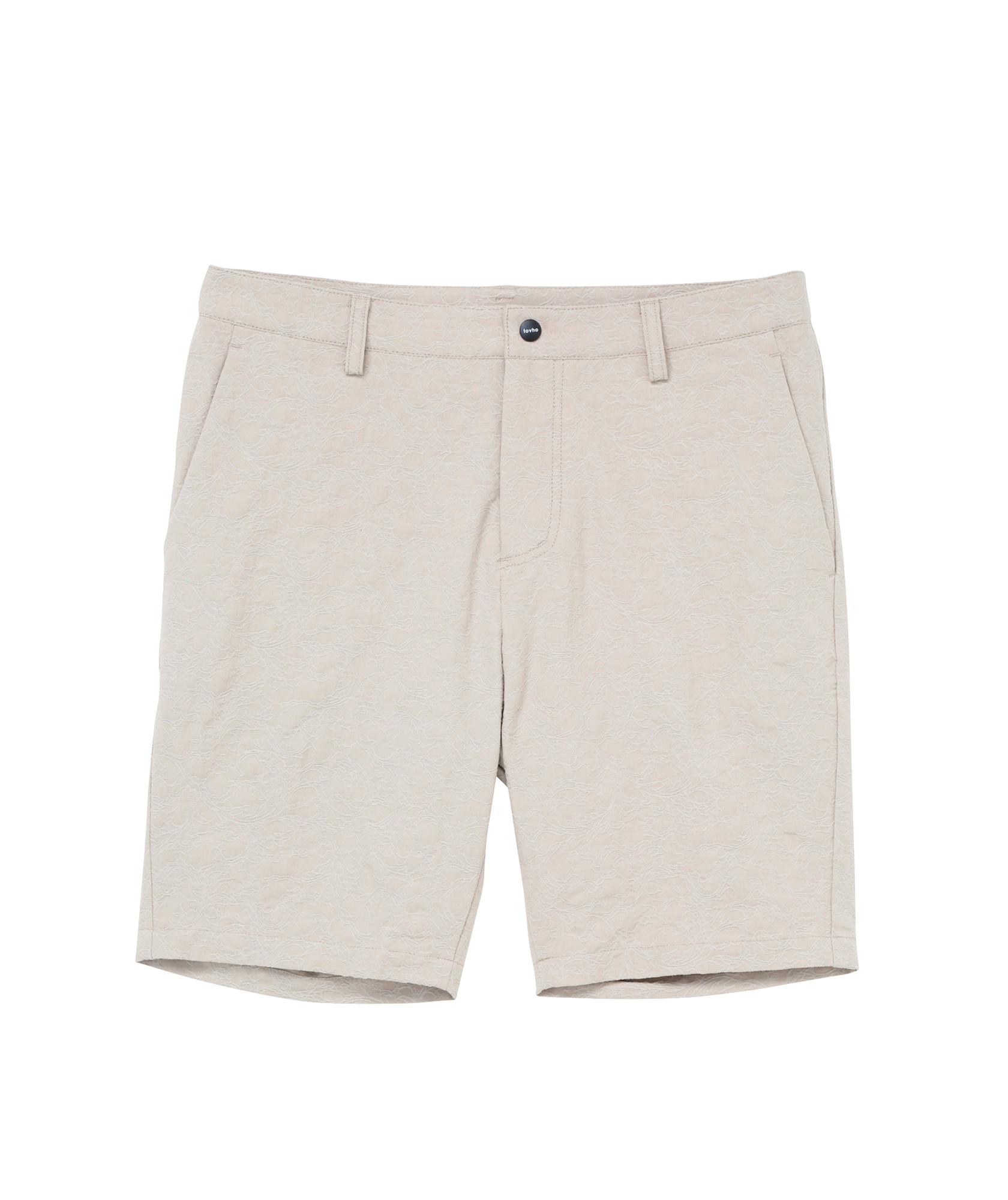 【tovho】ジャガードパンツ(BEIGE-S)