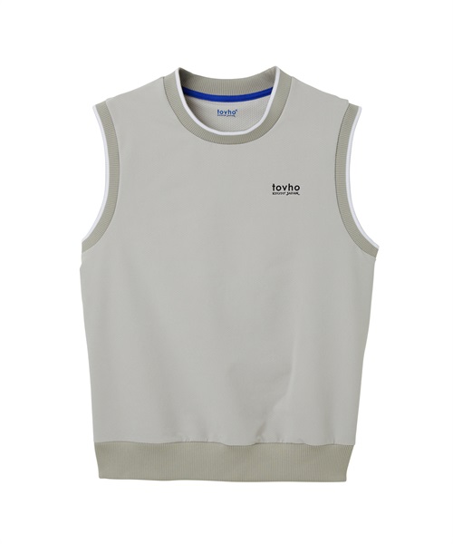 【EVEN掲載】【tovho】バックドット　ＶＥＳＴ(BEIGE-M)