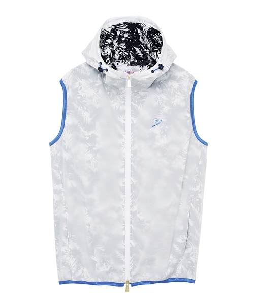 【tovho】シースルーベストＪＫ(WHITE-M)