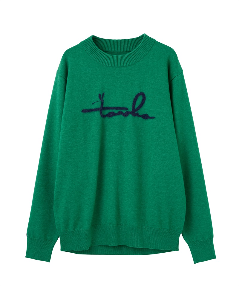 【tovho】Ｗ／Ｎ／ＡＣニット(GREEN-M)