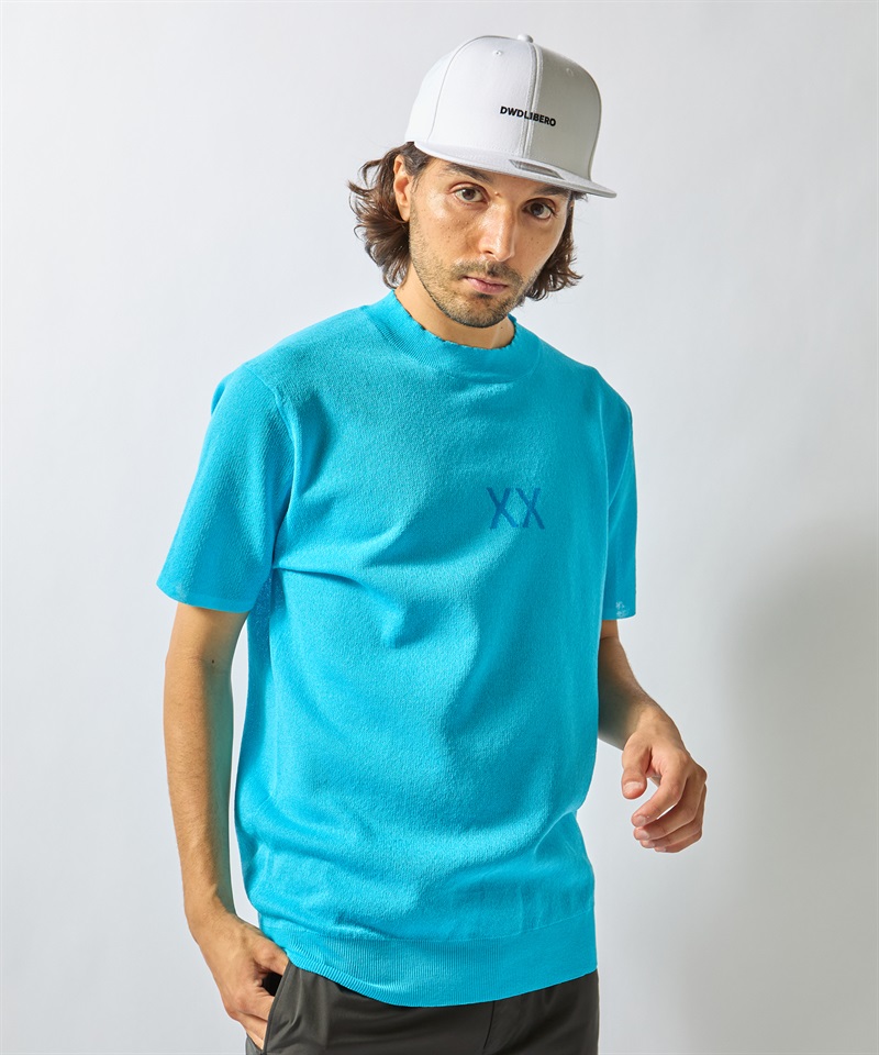 マーブリングニットモック(BLUE-S)