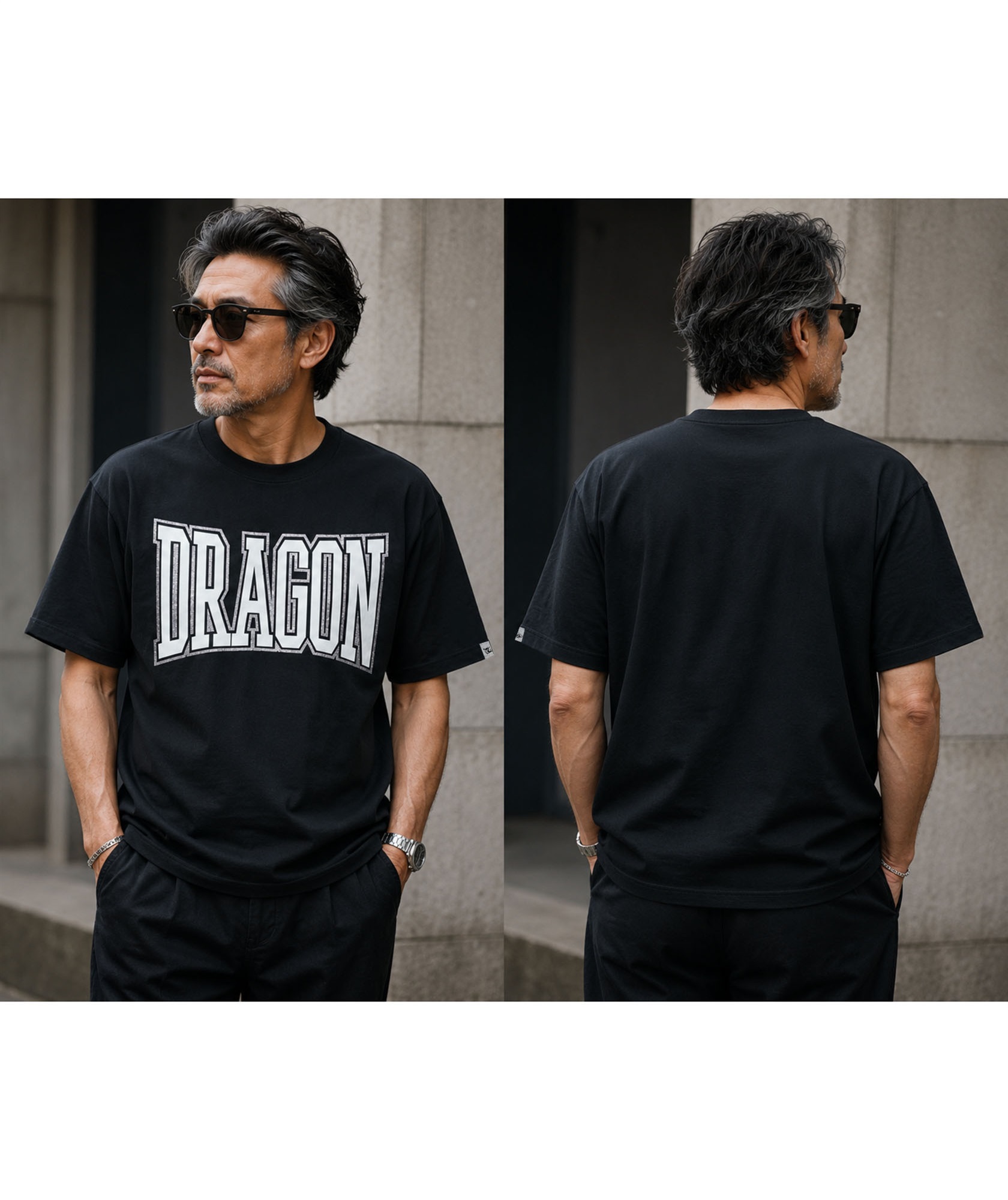 受注販売】パールグリッターロゴTシャツ | DANCE WITH DRAGON