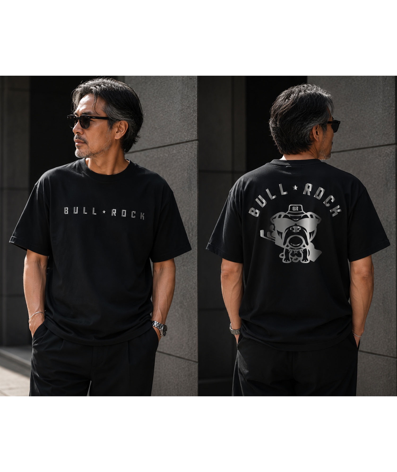 WARZONE 来日記念Tシャツ 黒 Lサイズ 新品 期間限定☆受注販売】BULL ROCKリフレクターTシャツ | ROCK・DUDE