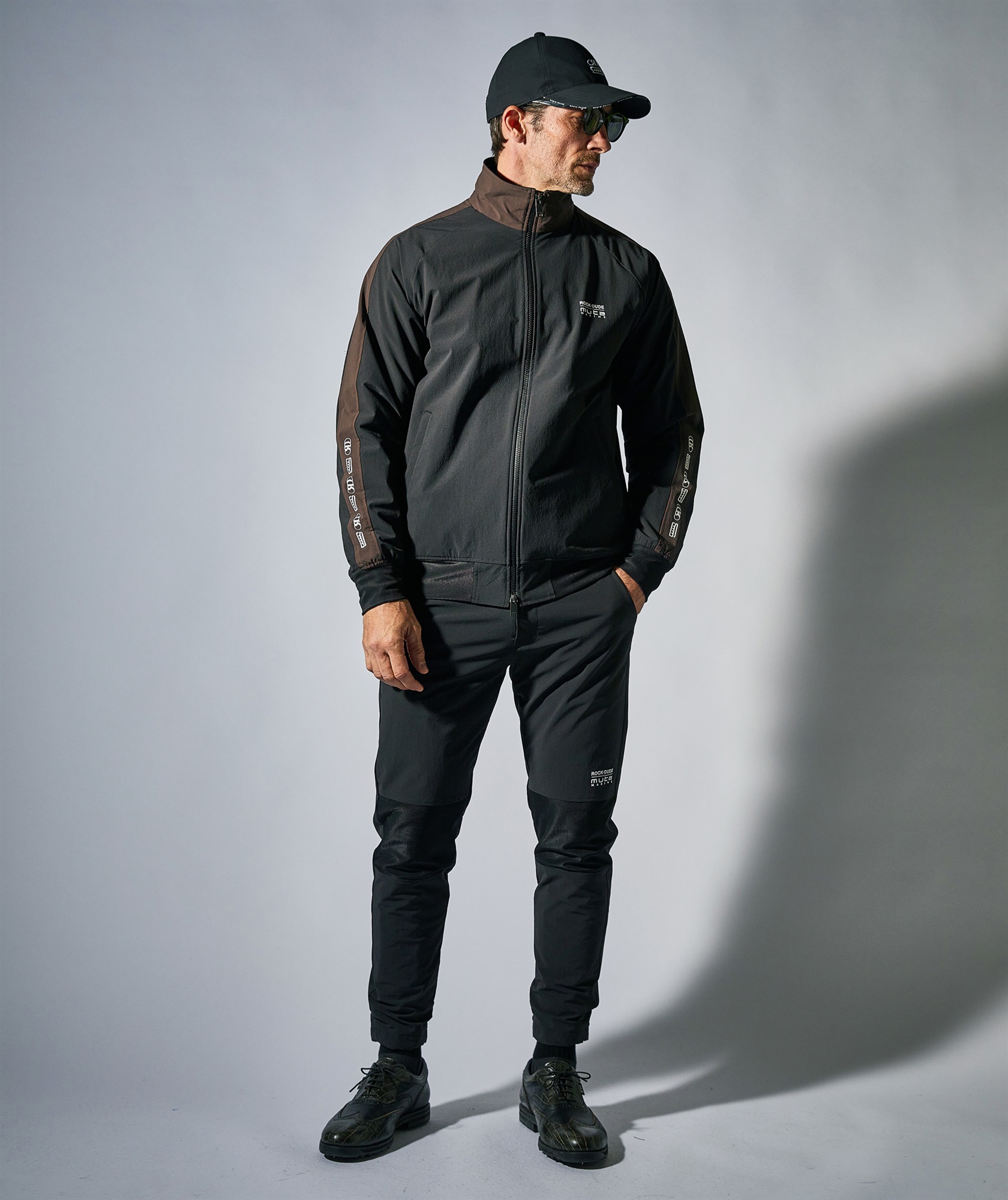 美品 【完売】ROCK・DUDE×muta Marine コラボキルトブルゾン muta MARINE × ROCK・DUDE